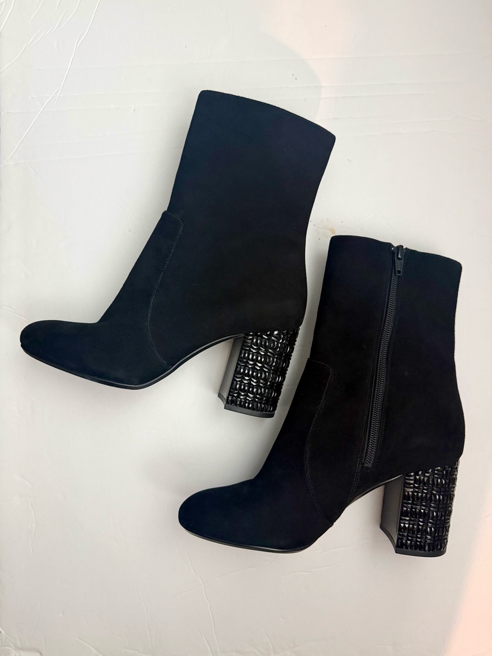 Michael Kors Suede Jeweled Ankle Boots